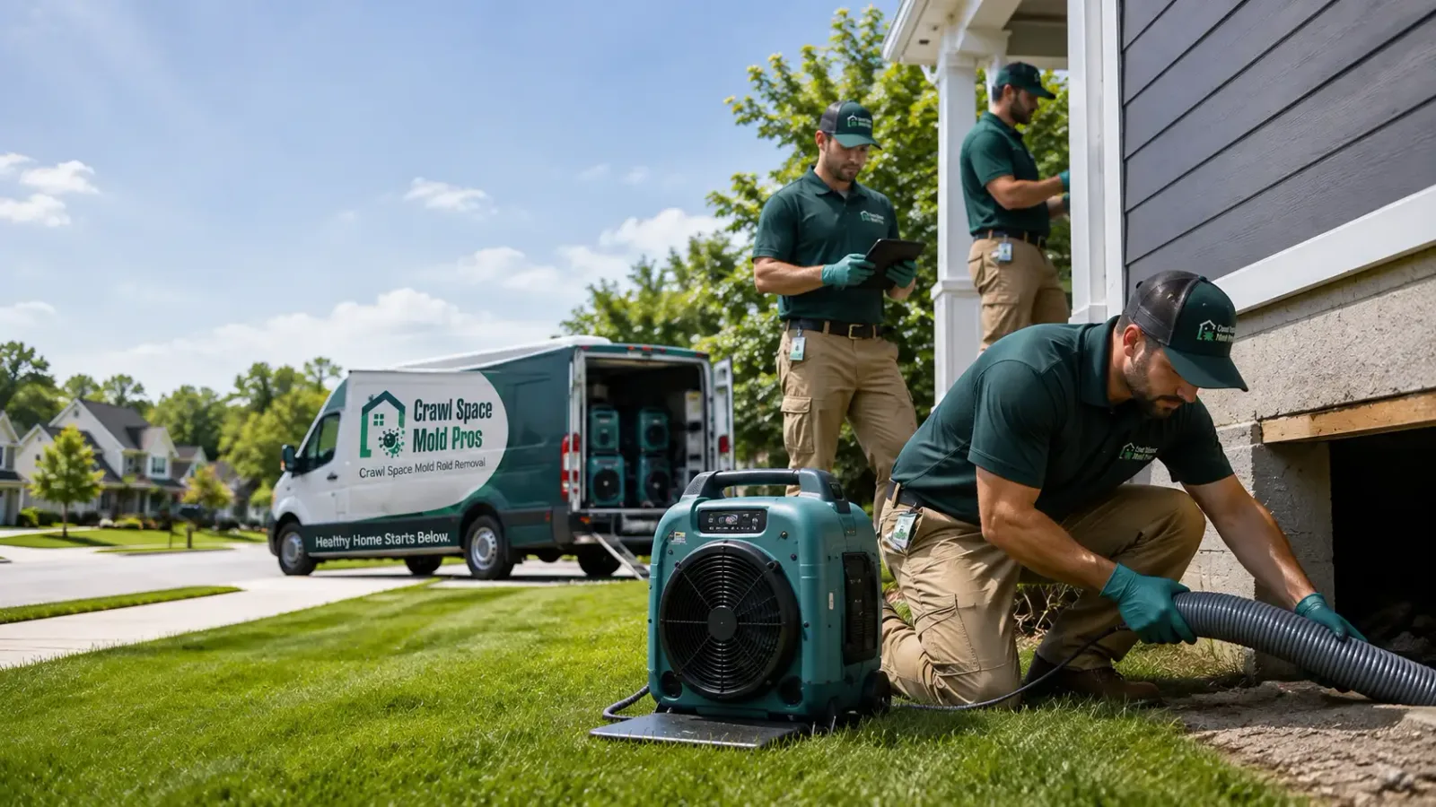 Crawl Space Mold Removal in Flanders, NJ